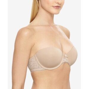 B. Tempt'd by Wacoal Modern Method Strapless Bra Au Natural 36E (DD) NWT